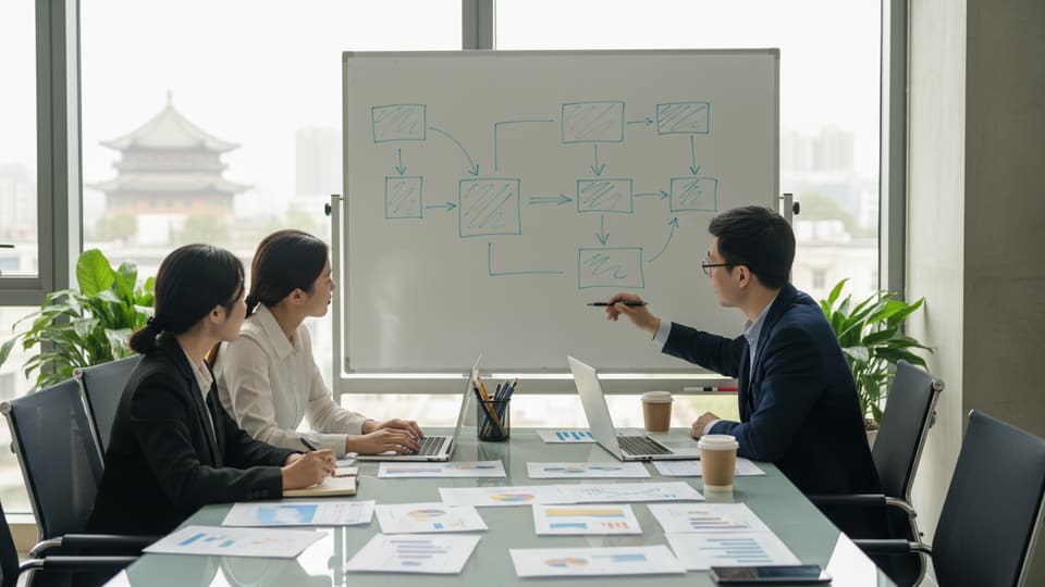 西安销售团队梳理 CRM 客户跟进流程场景