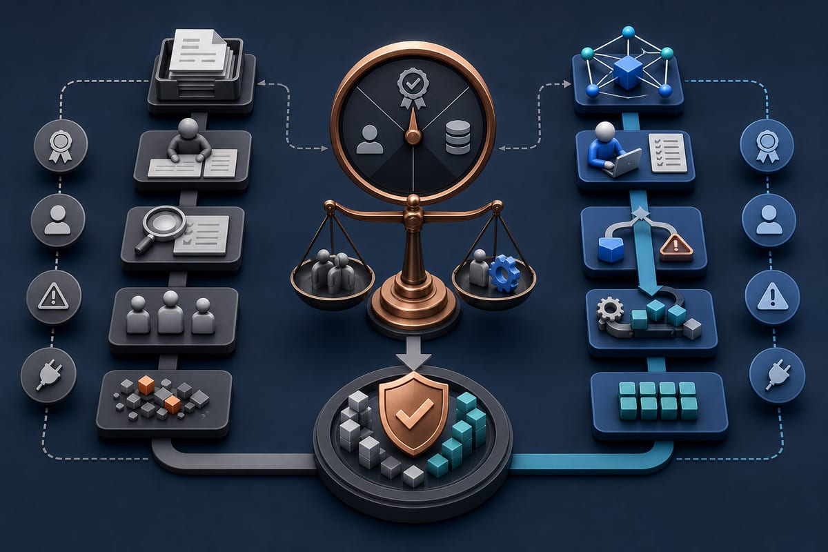 AI 自动化 ROI 评估示意图
