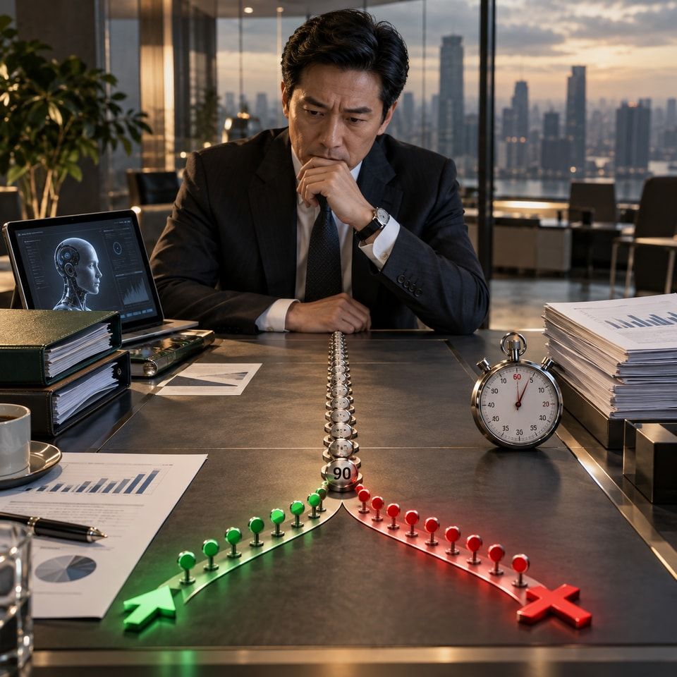 AI 项目做了 90 天还没有结果，要继续投还是及时止损？老板先设 4 条停损线
